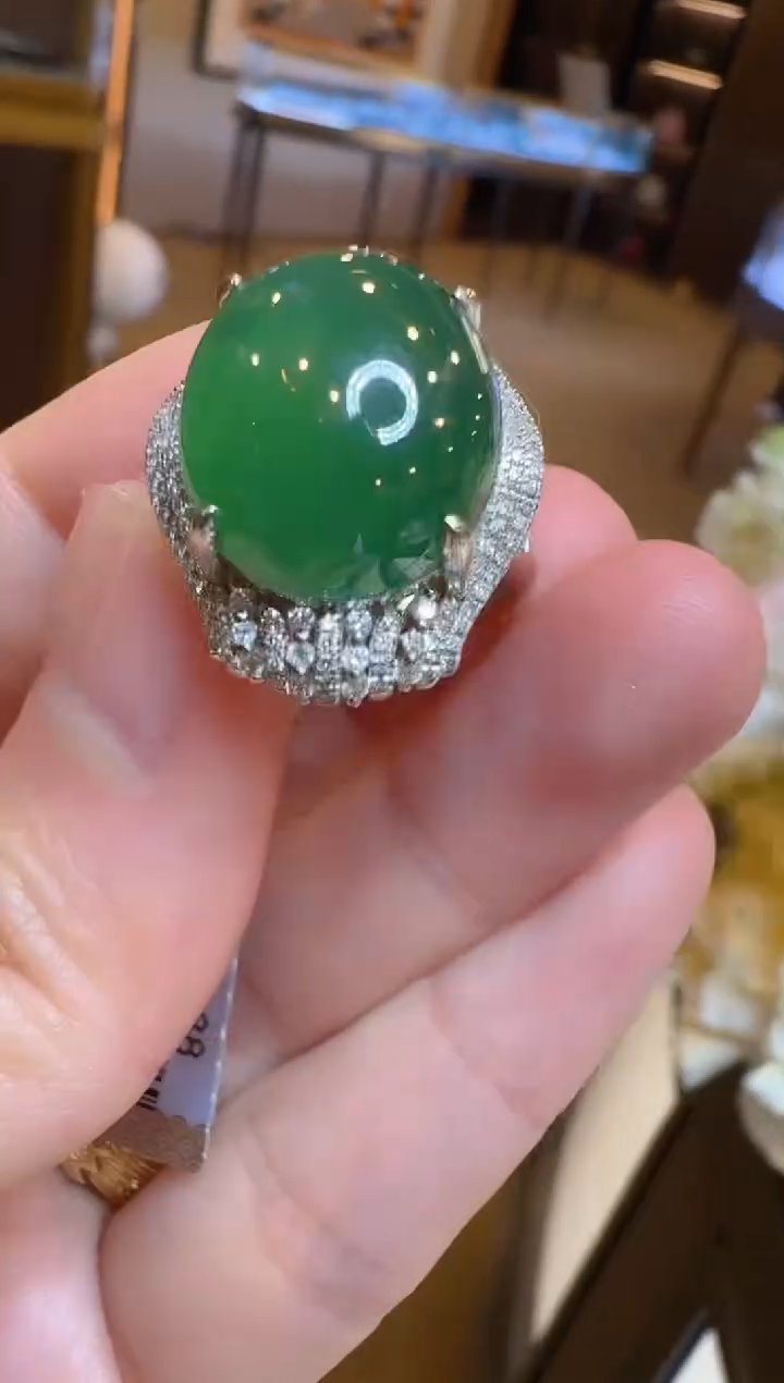 【闪购商品】翡翠戒指18K金镶嵌多样性团购发一件