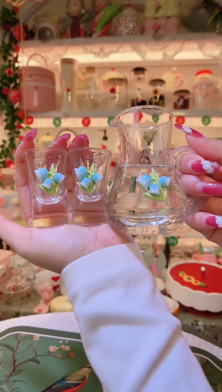 铃兰花酒具套装——小家焕新必备！