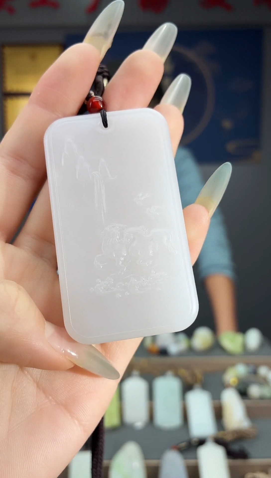 颈饰未镶嵌和田玉1