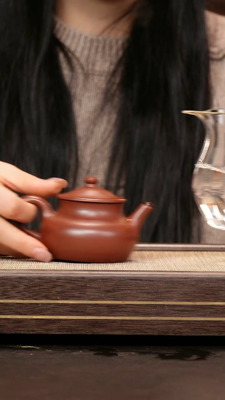 茶壶紫砂紫泥 宫灯