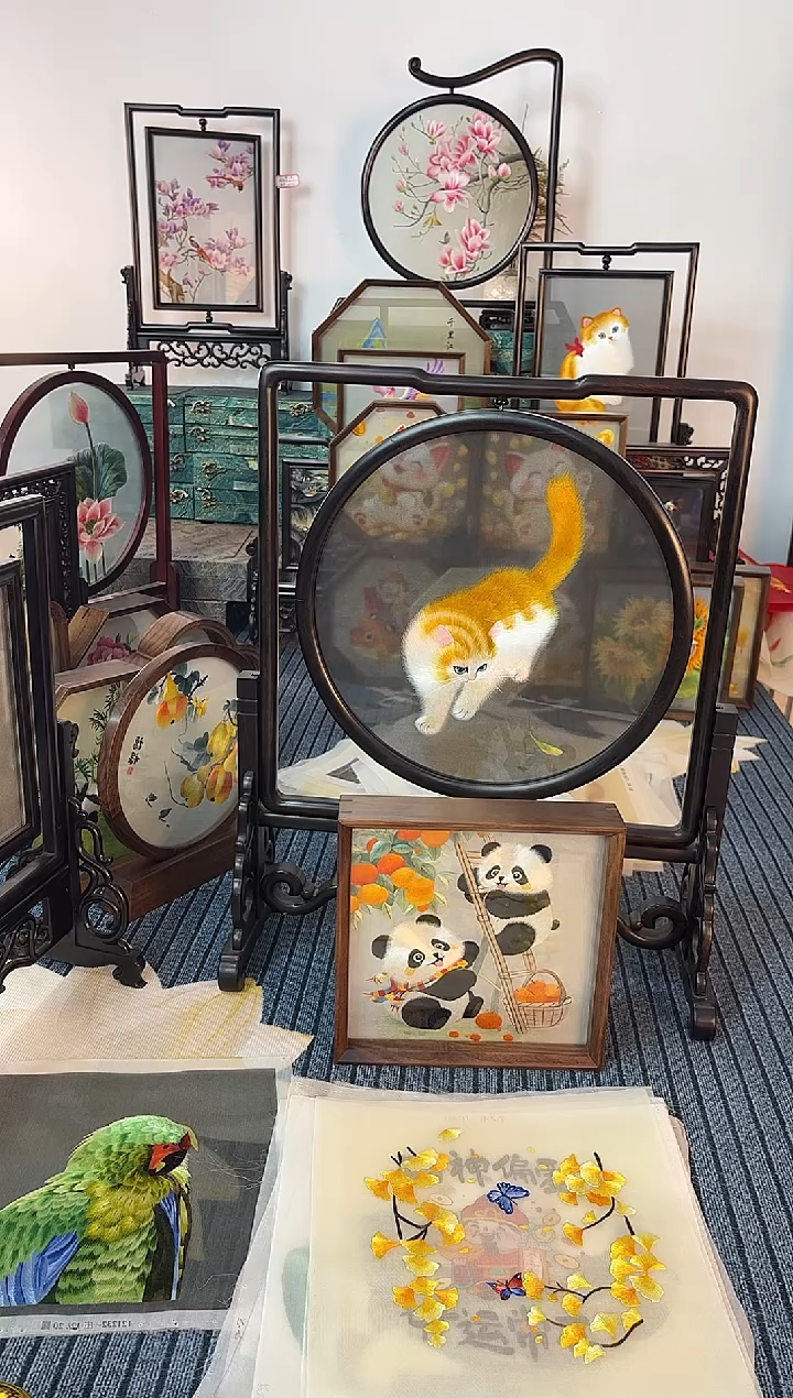 刺绣苏绣手工刺绣绣品