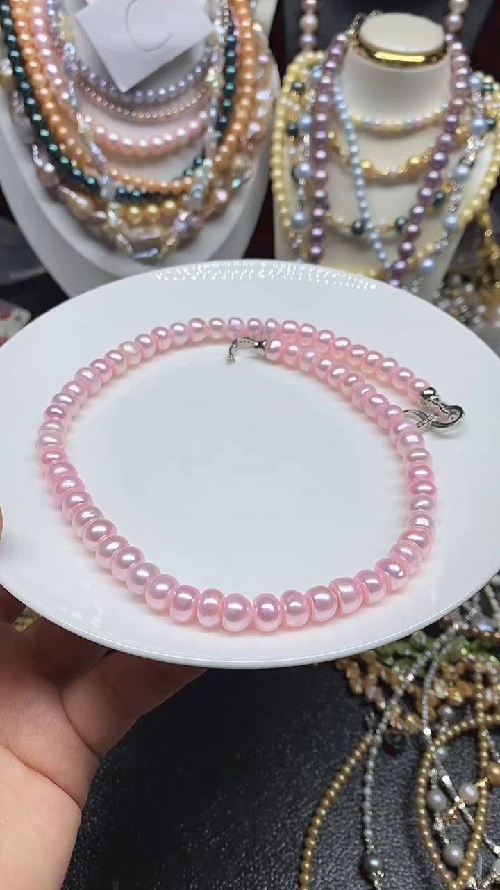 淡水珍珠未镶嵌颈饰多人