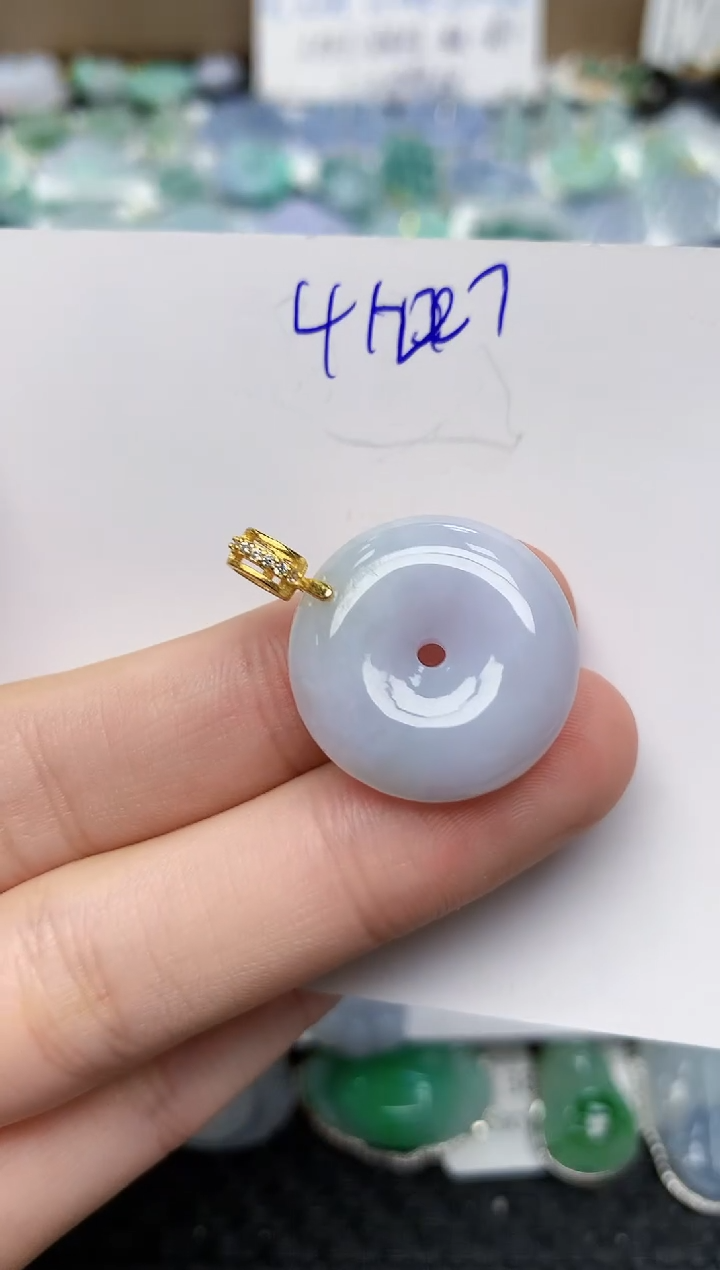 颈饰未镶嵌翡翠天然缅甸A货翡翠百元以上9元证书费自理