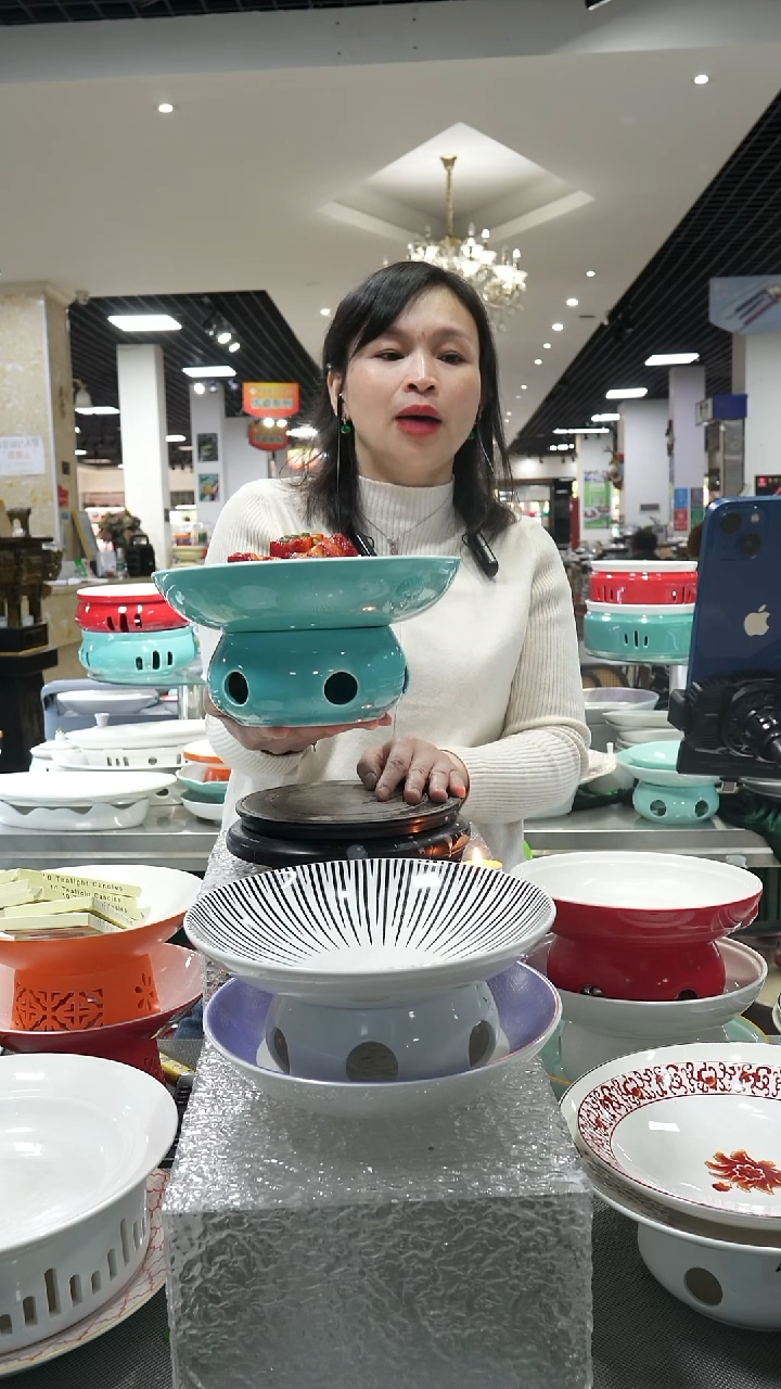 瓷10英寸仿古清10套不送蜡烛