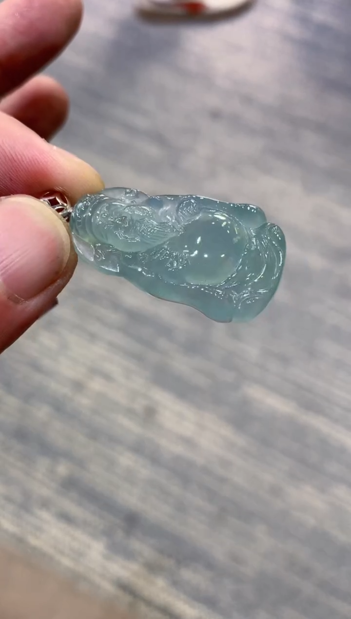 颈饰未镶嵌翡翠天然A货翡翠