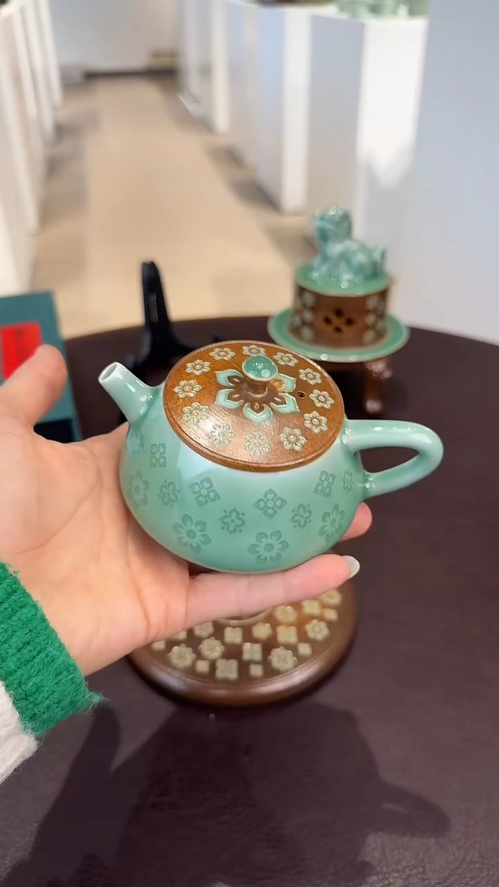 青瓷手工茶器包邮