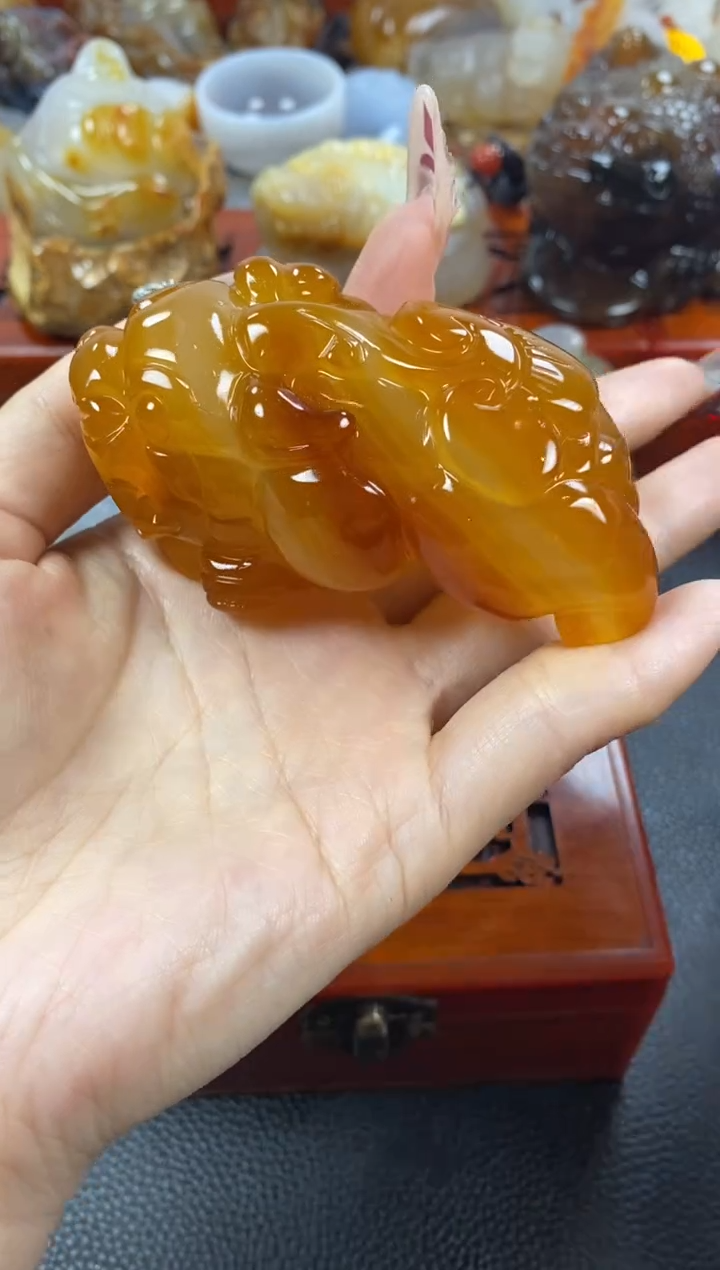 【闪购商品】玛瑙/玉髓手把未镶嵌1