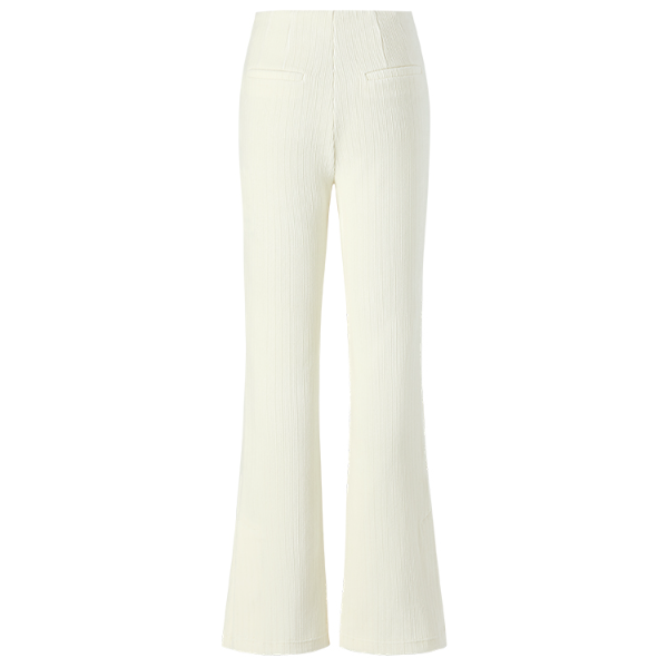 【毛毛专属】高腰时尚造型感微喇裤显瘦长裤秋季Y102306610