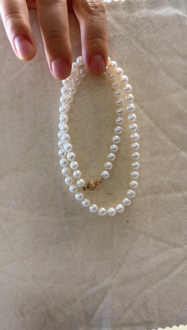 【闪购商品】海水珍珠颈饰未镶嵌5-6海水项链小静珍珠