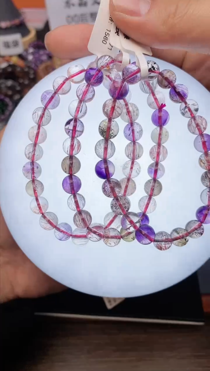 【闪购商品】水晶手链未镶嵌49 仙女超七8mm 多样性发其一