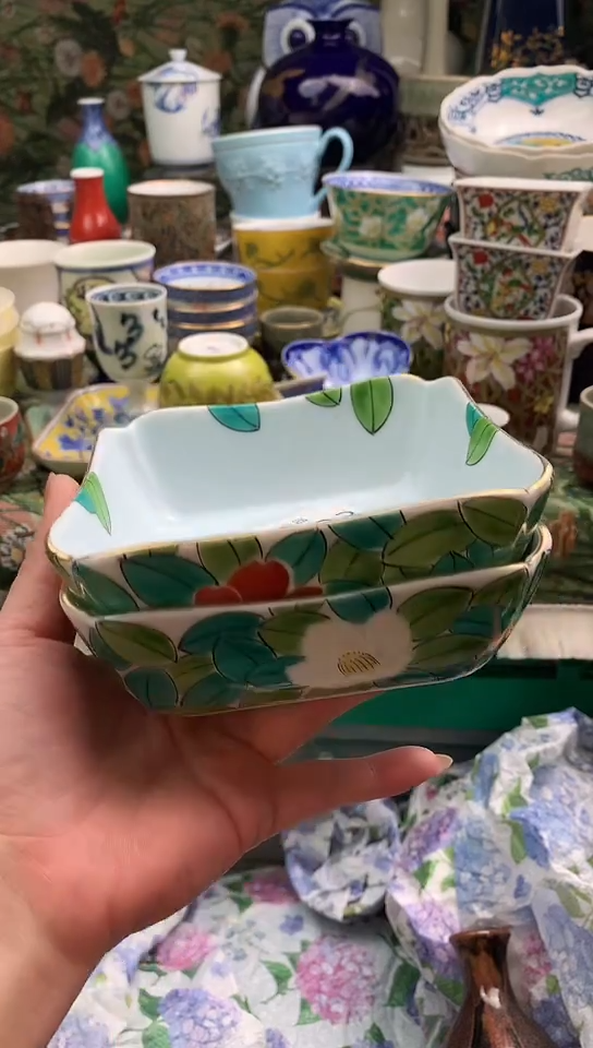 沙**鹰镰仓瓷器满18包邮A903