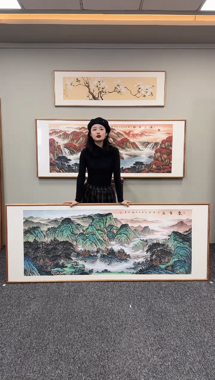 国画聚宝盆210*80