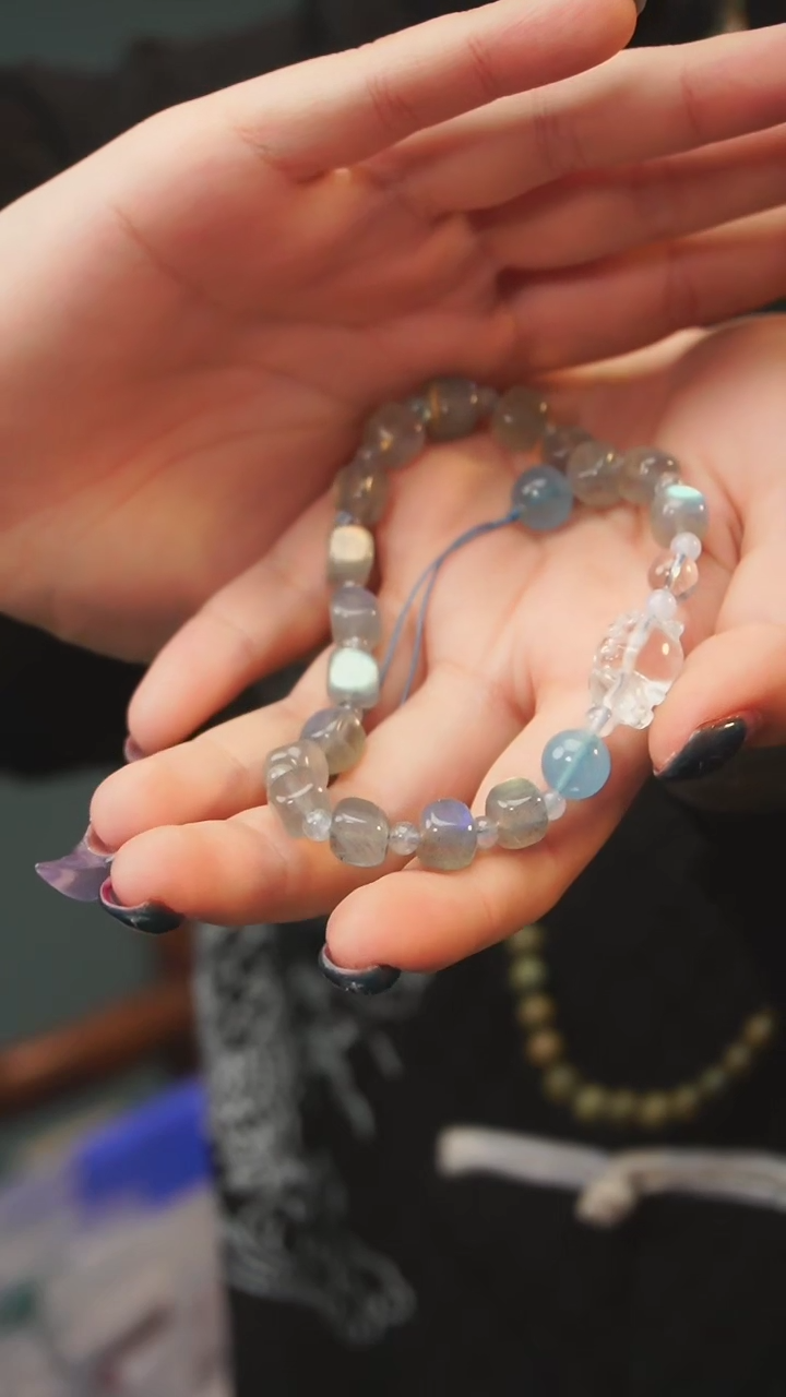 【闪购商品】月光石手机链未镶嵌A1月光石