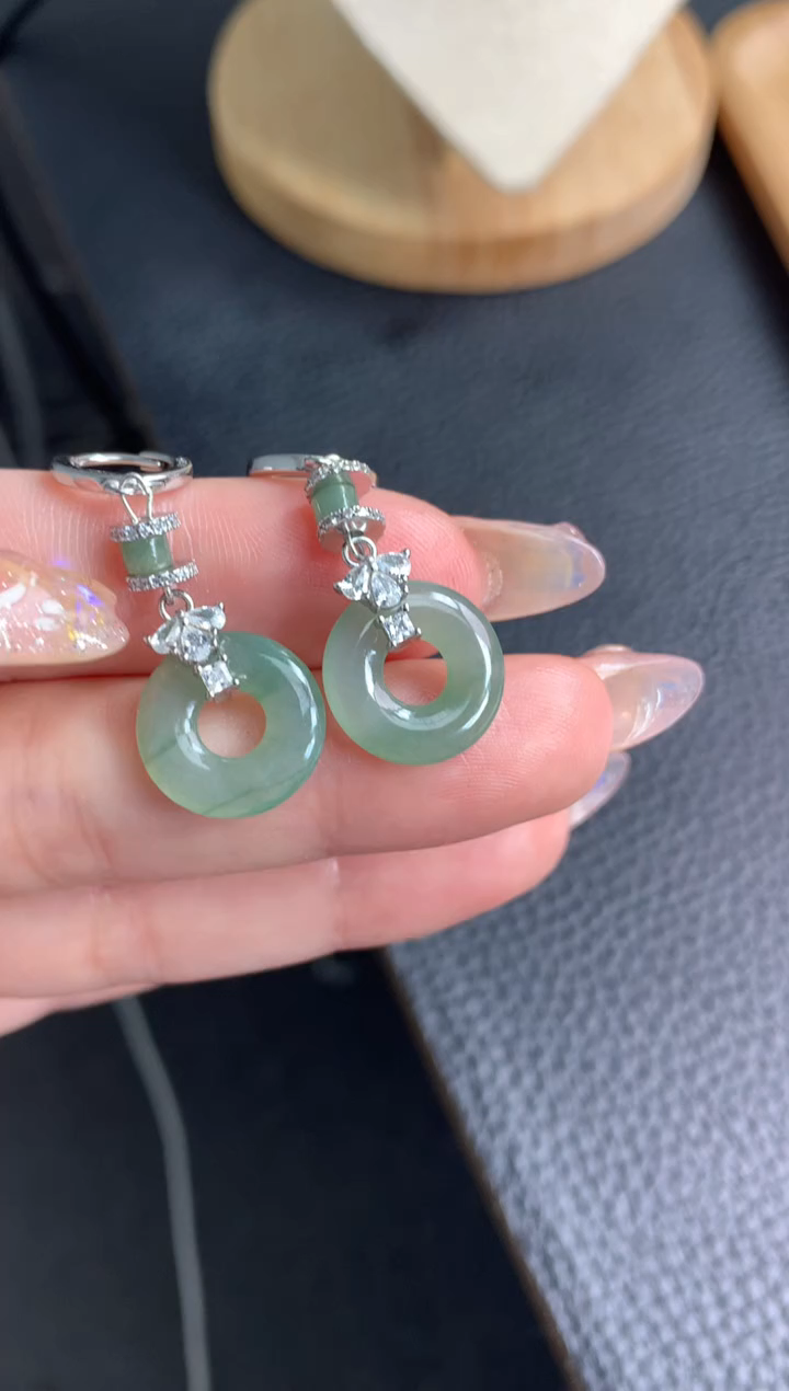 【闪购商品】翡翠颈饰银S925镶嵌48小时鉴赏期