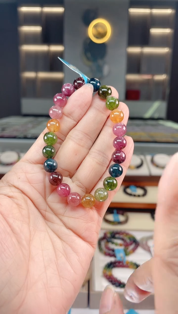 【闪购商品】碧玺单圈手串未镶嵌（多样性发一条）Q