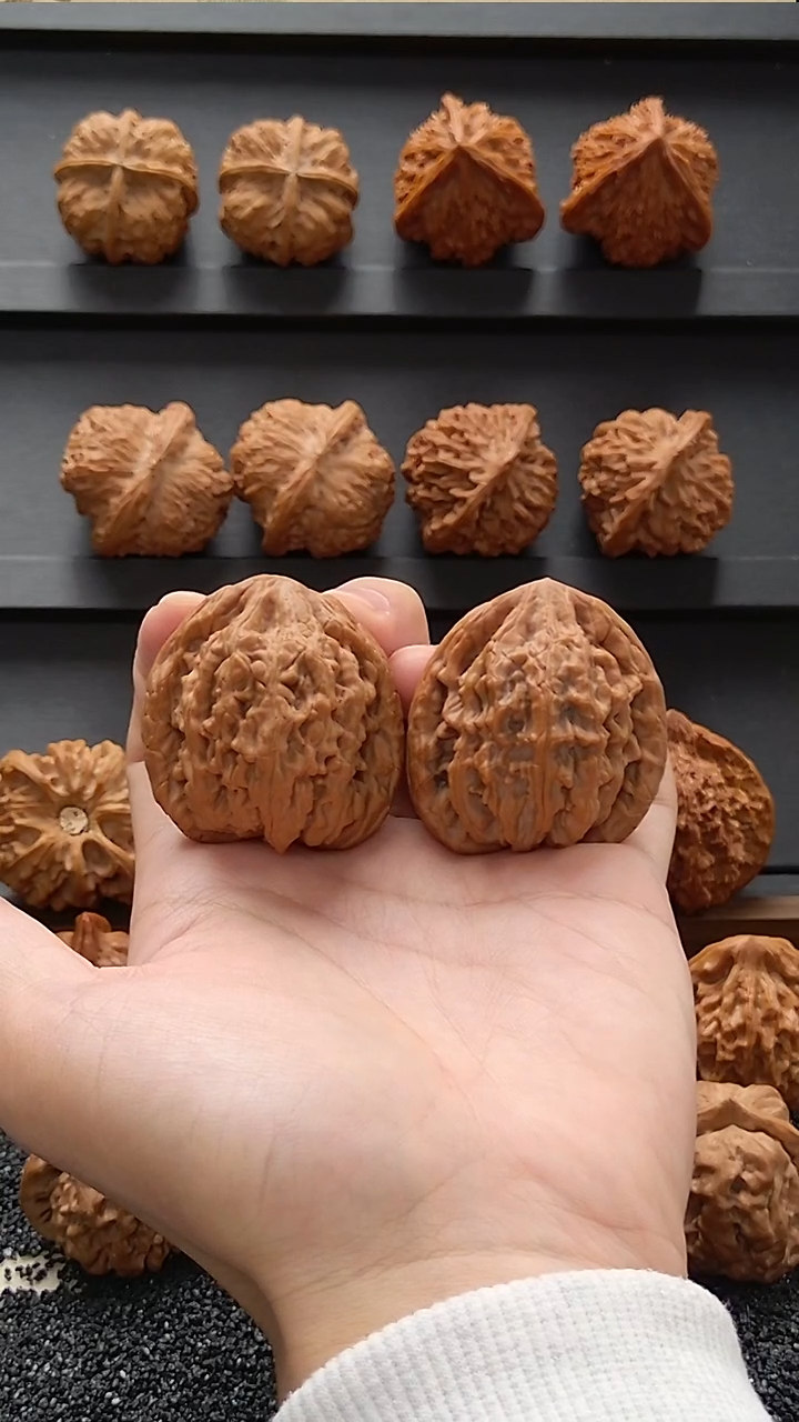 把件文玩核桃42.5尺虎头王 （微修）