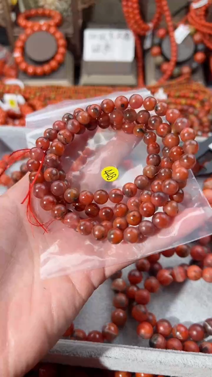 【闪购商品】南红玛瑙手串未镶嵌8+