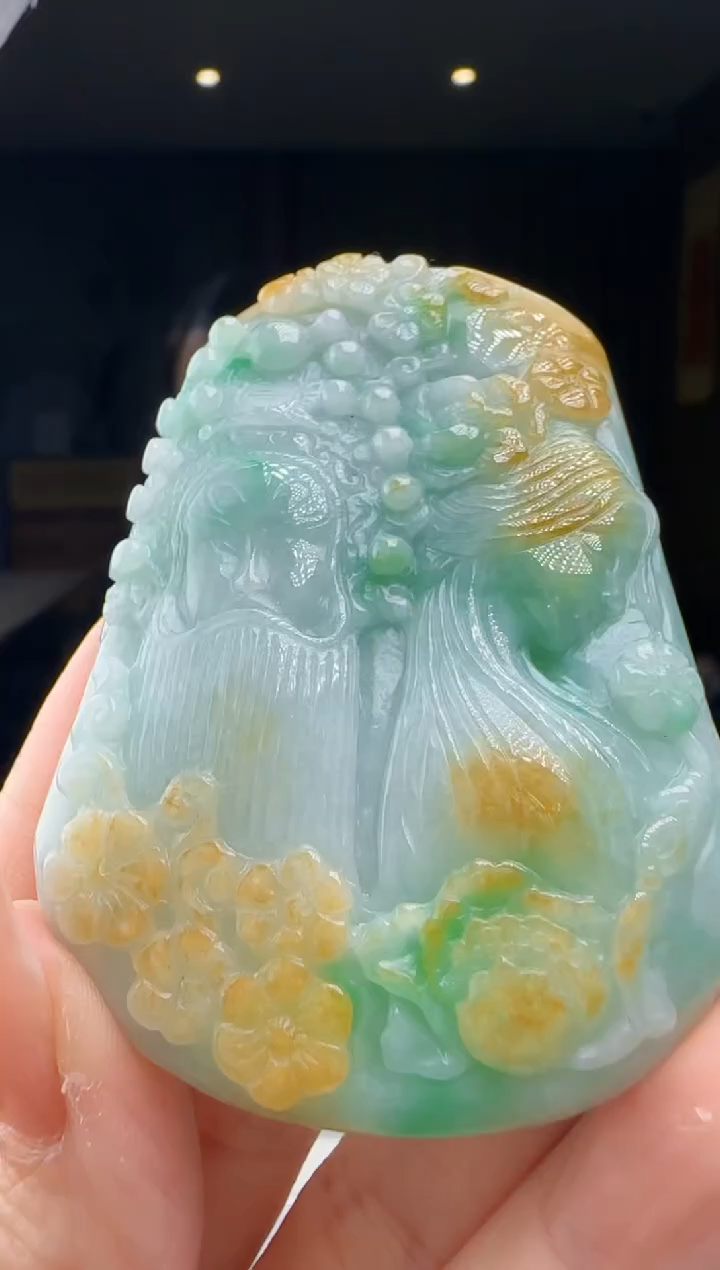 【闪购商品】翡翠颈饰未镶嵌YJ@@960Q7J03287