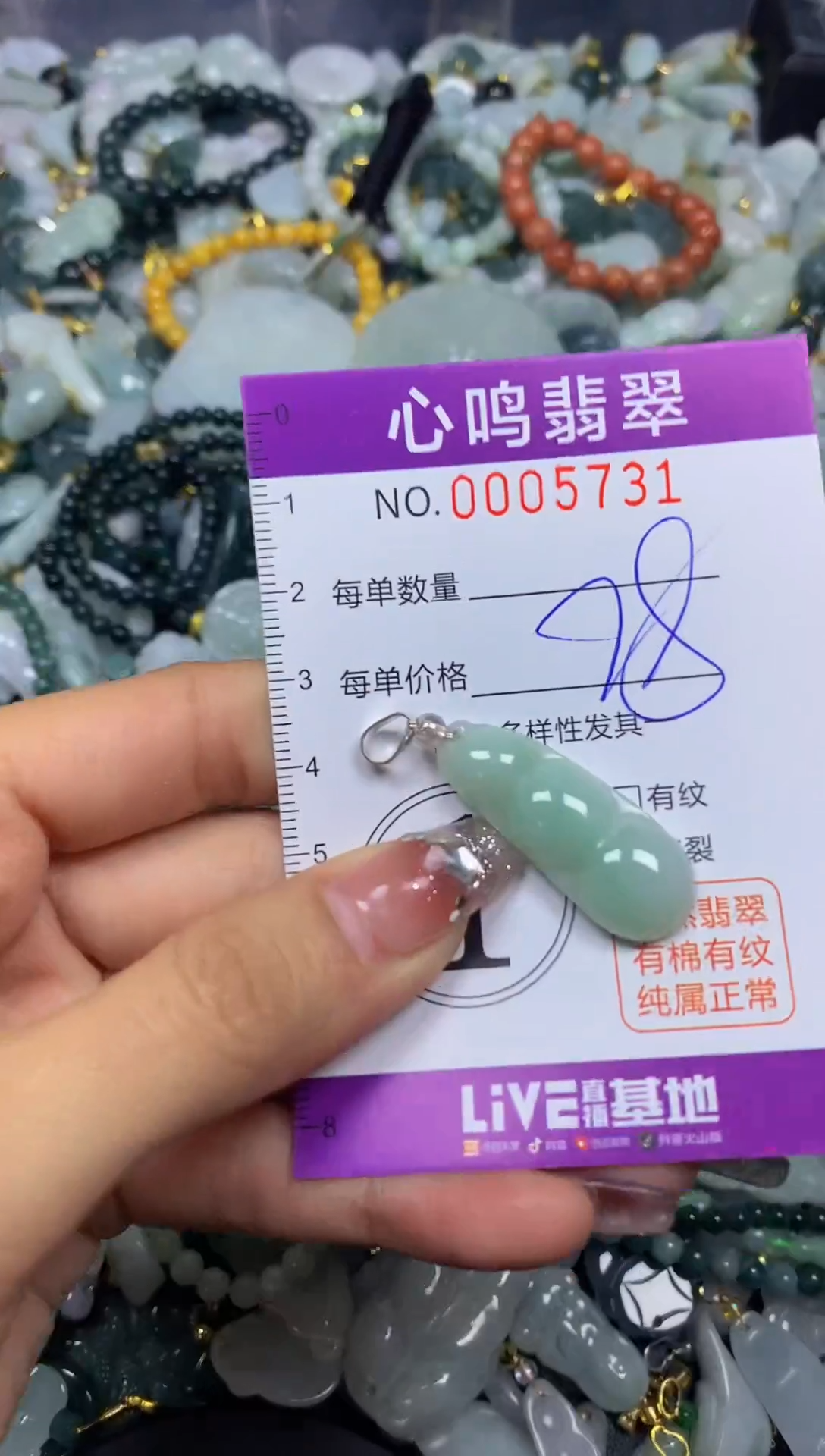 【闪购商品】翡翠颈饰未镶嵌闪购005731