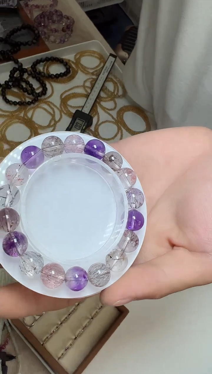 【闪购商品】水晶手串未镶嵌0112s038多样性发一