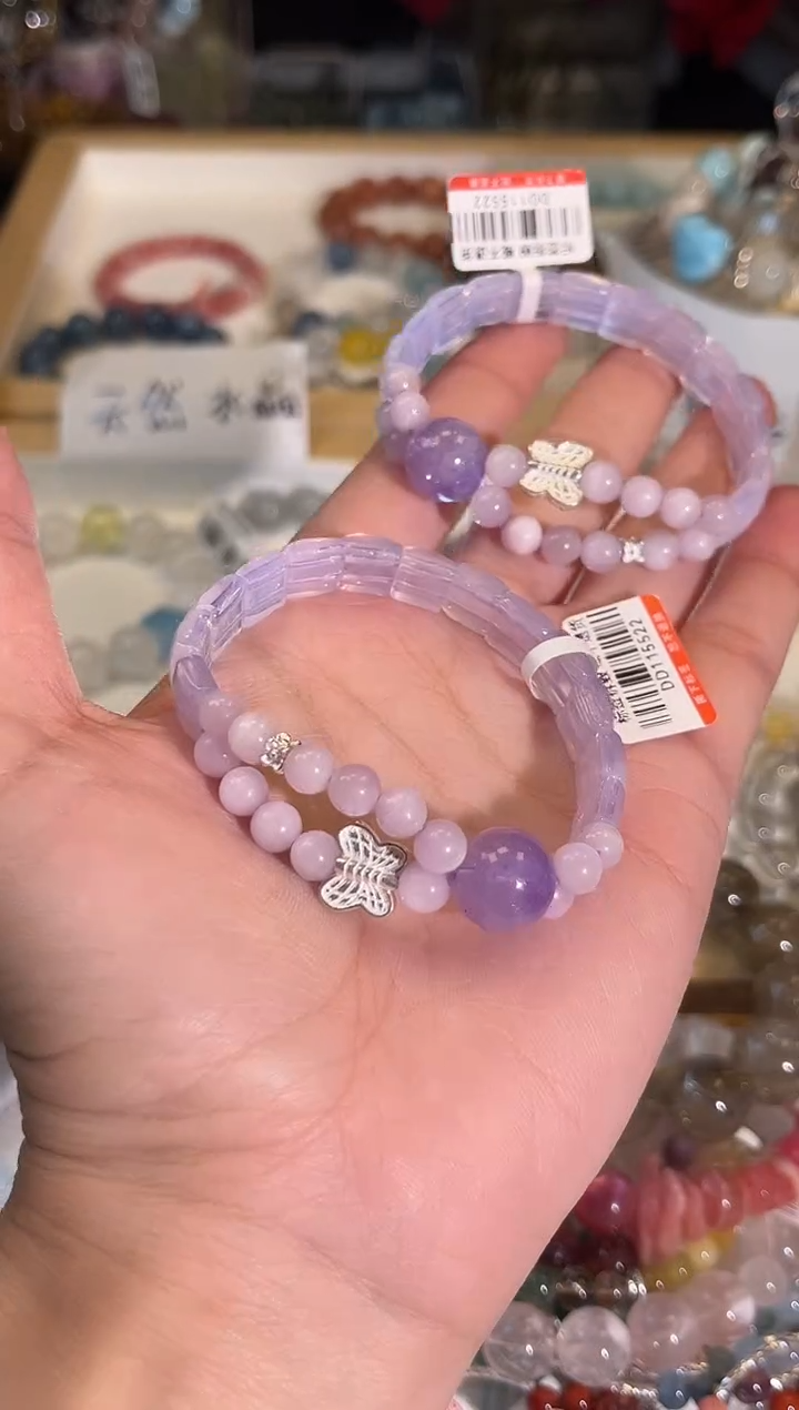 【闪购商品】水晶手串银S925镶嵌q946多样性发货一件