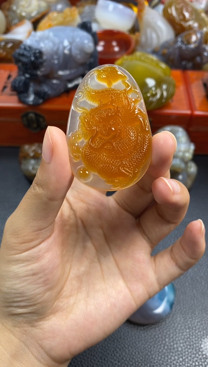 未镶嵌挂件玛瑙/玉髓摄****华1