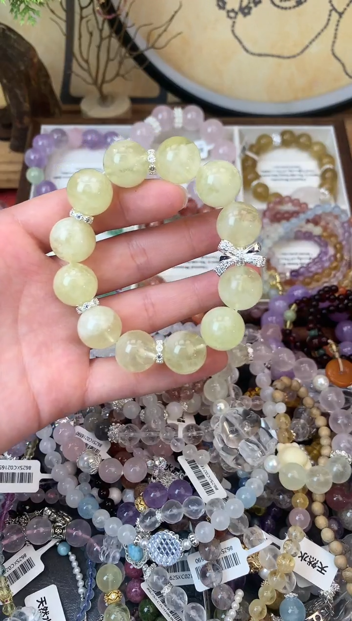 【闪购商品】黄晶手链未镶嵌1482手串