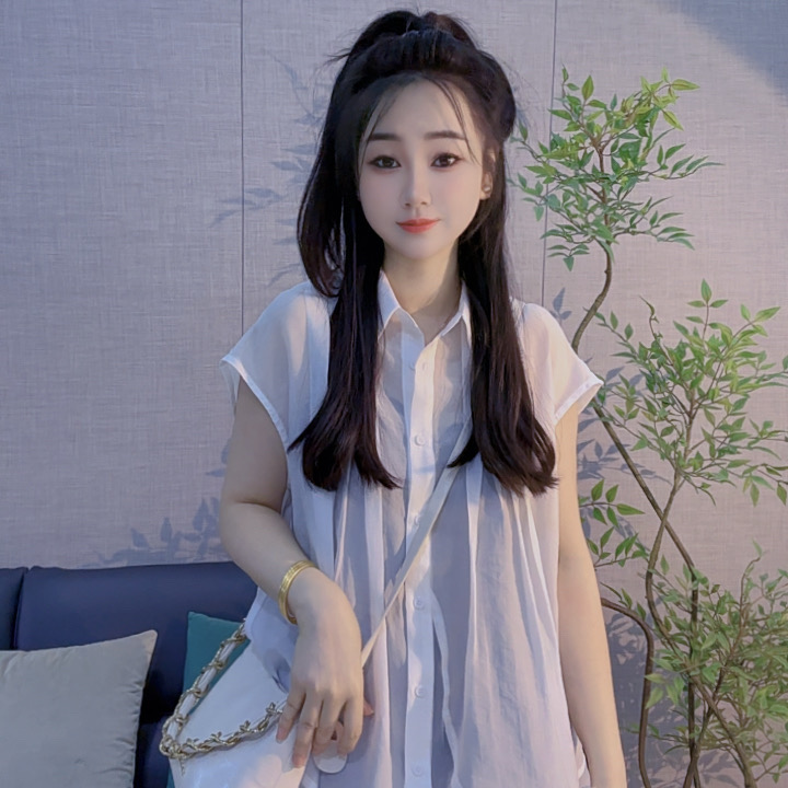 丹丹精选--2586129新款翻领单排扣设计感不规则拼接上衣