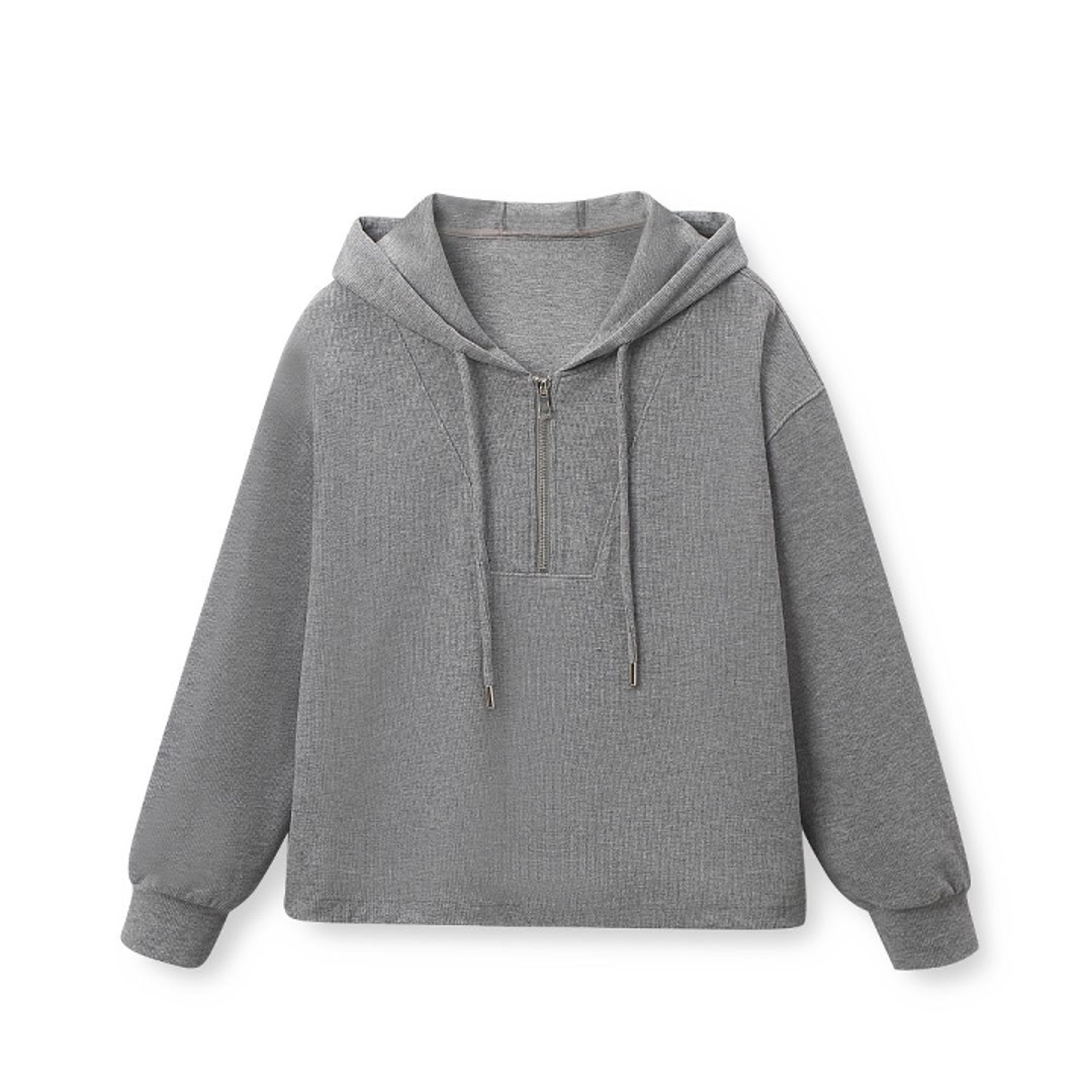 【特价】播broadcast春季新款连帽抽绳大码短卫衣MDS1VD4003