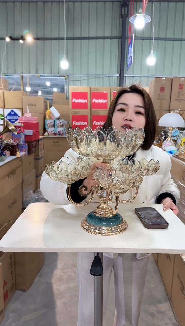 【闪购商品】玻璃于清花器C-早66