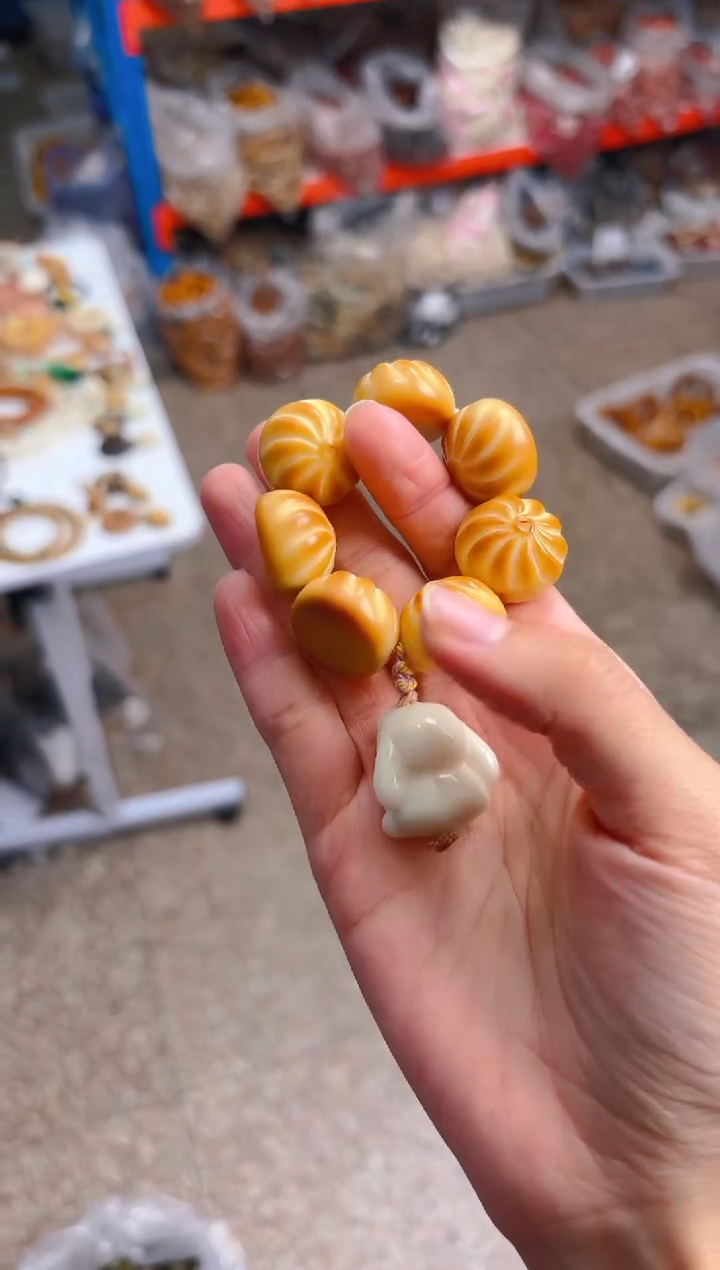 吊坠菩提根/象牙果炭烤包子手捻 