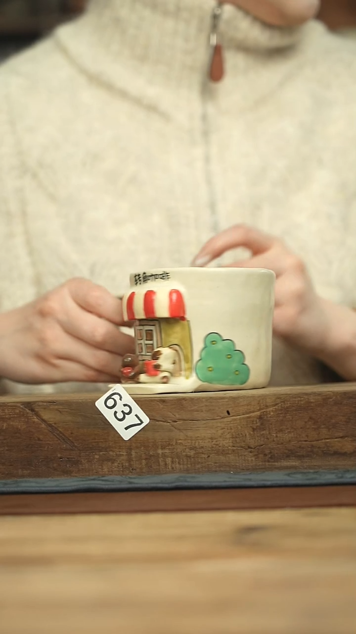 设计师手作款喵喵系列  咖啡杯·