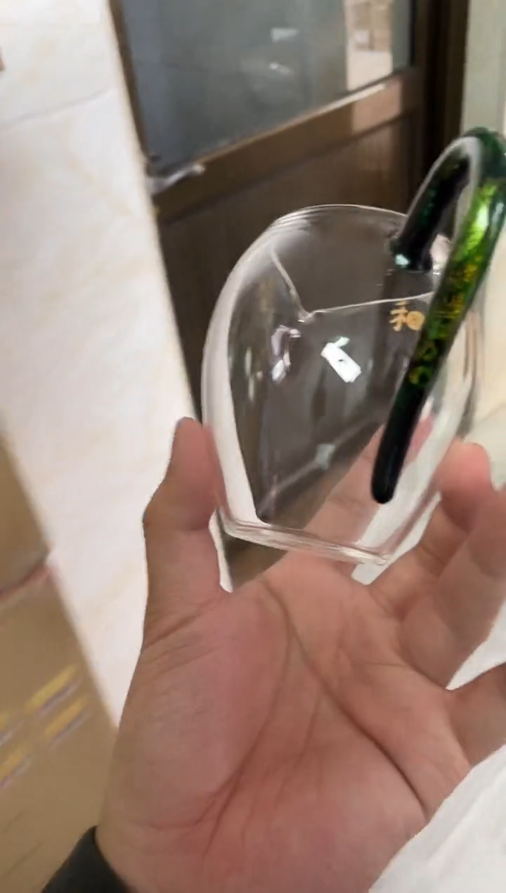 似****…大漆公杯/绿金