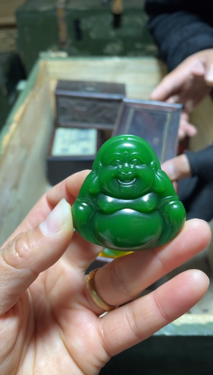 【闪购商品】绿弥勒佛1件