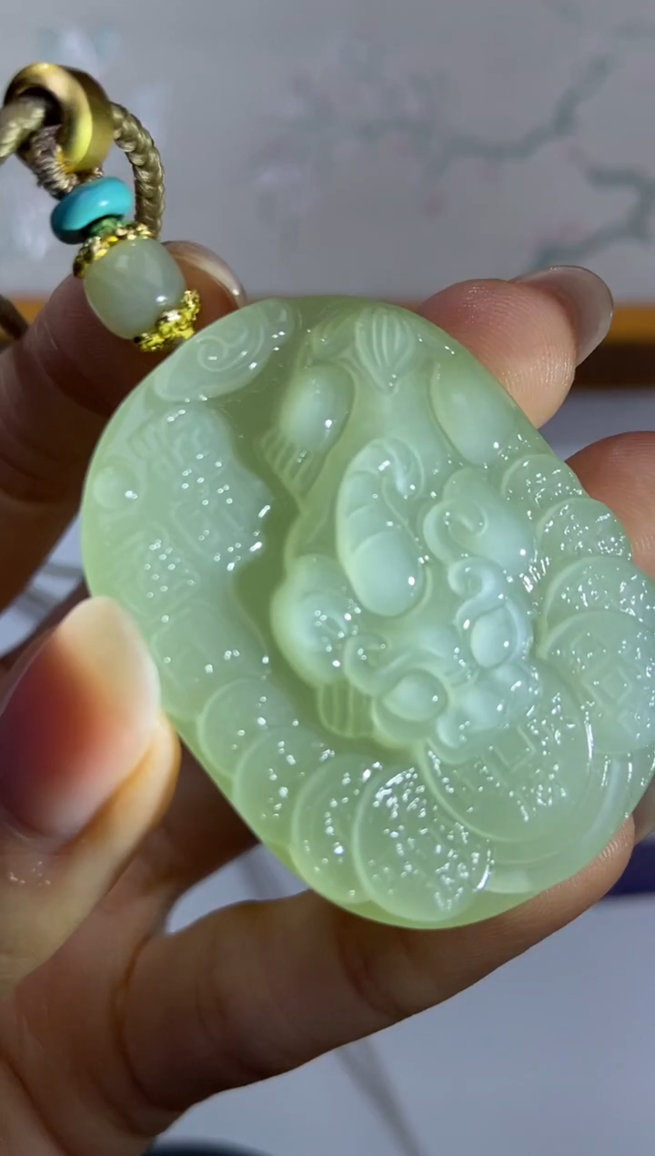 未镶嵌和田玉挂件377445/貔貅  多样性一件发