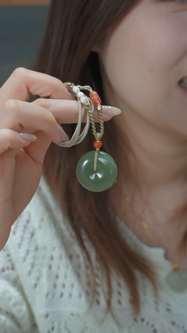 【闪购商品】和田玉颈饰未镶嵌平安扣