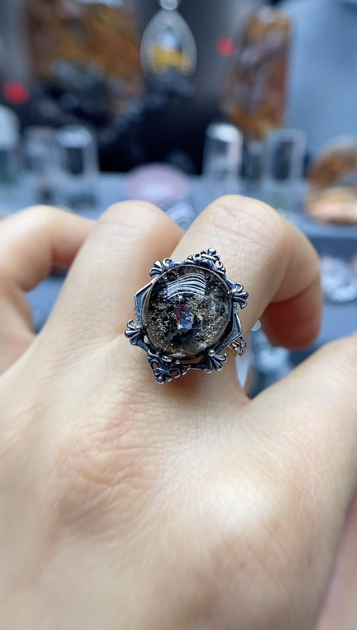 【闪购商品】水晶戒指银S925镶嵌水晶