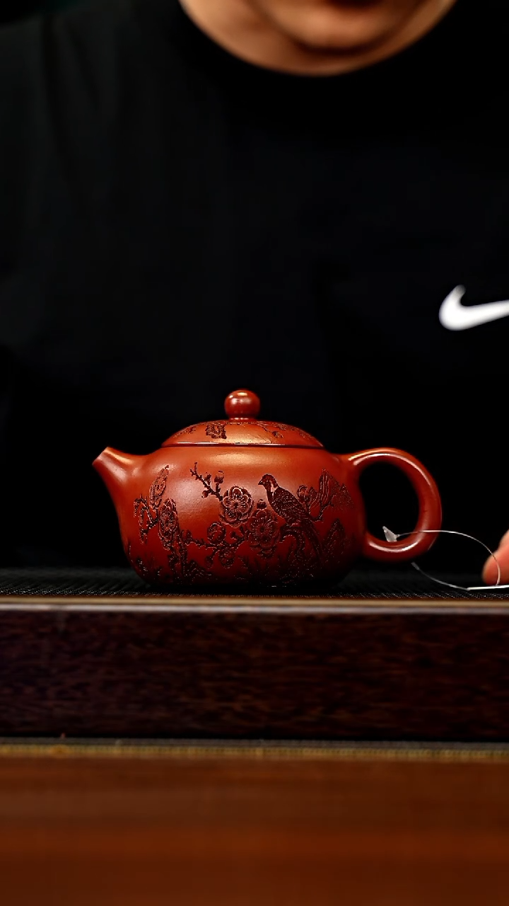 茶壶紫砂宜兴原矿 半手工 紫砂壶容量260CC