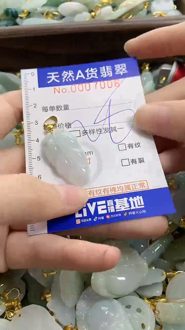 颈饰未镶嵌翡翠天然A货翡翠