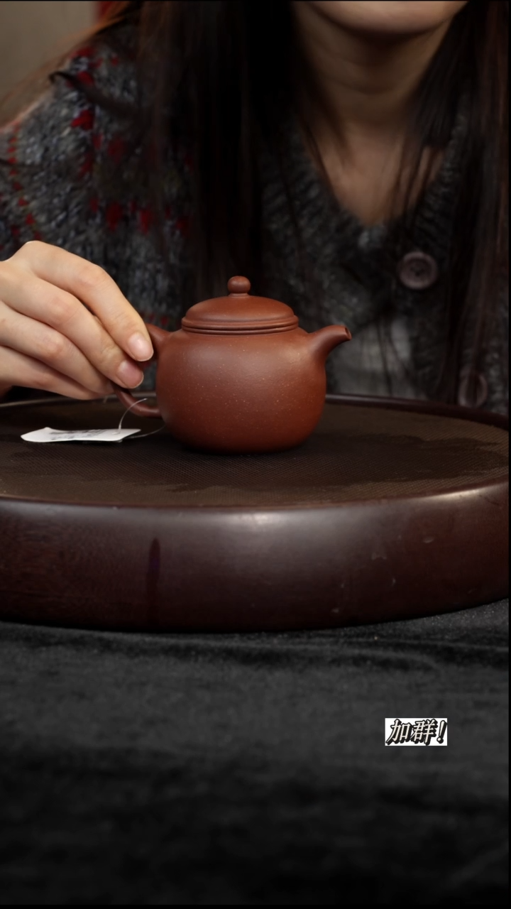 茶壶紫砂ZJ栗色紫泥匏樽150cc