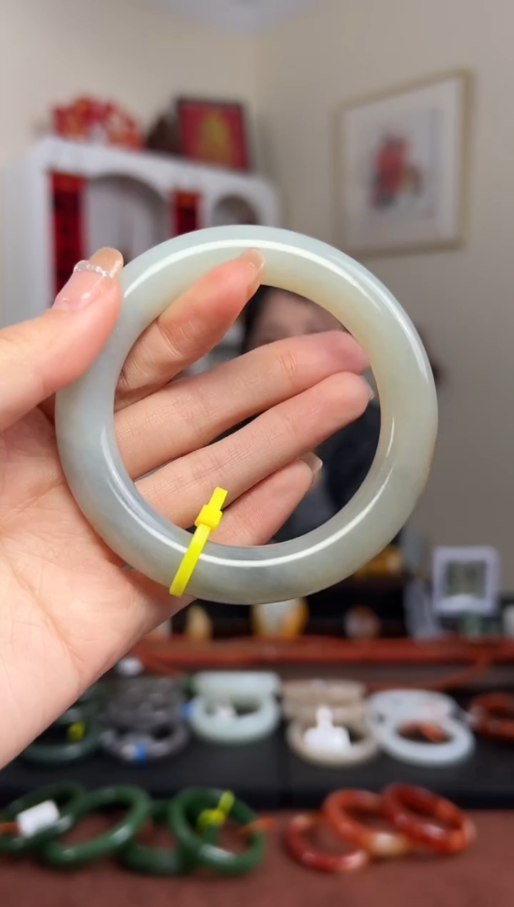 【闪购商品】和田玉手镯未镶嵌S8- 56mm 