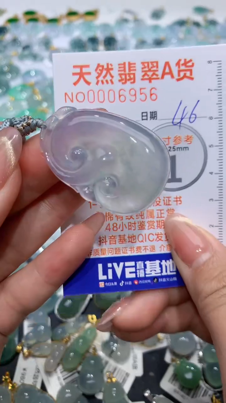 【闪购商品】翡翠颈饰未镶嵌天然缅甸A货翡翠46