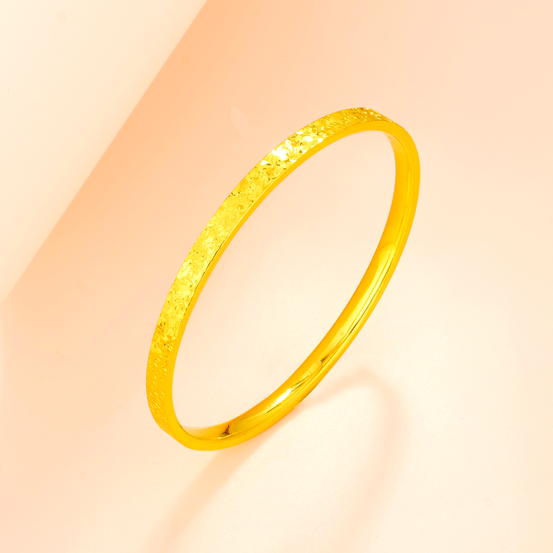 【珊珊专享】足金999饰品  精致碎冰冰手镯