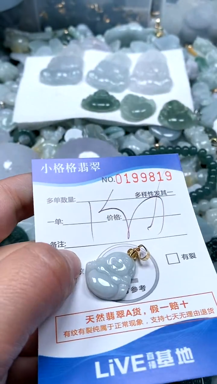 【闪购商品】翡翠颈饰未镶嵌闪购商品0199819