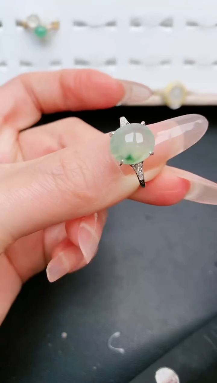 【闪购商品】翡翠戒指银S925镶嵌......