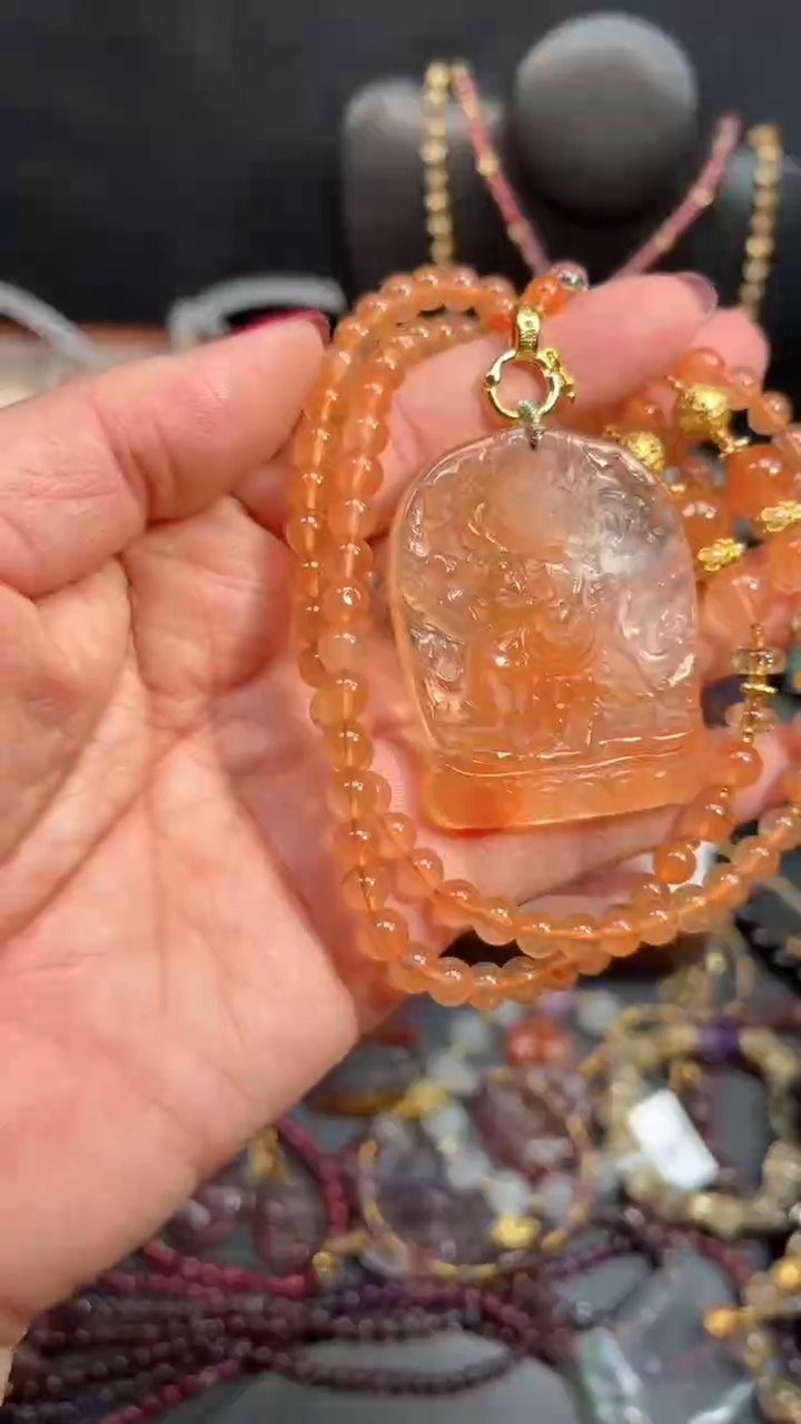 【闪购商品】水晶颈饰未镶嵌【百晶灵儿】天然定制款