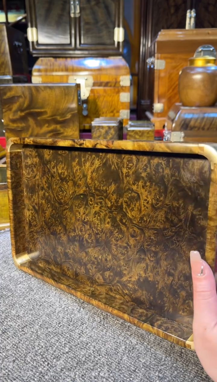 【闪购商品】乌木类成套家具阴沉乌木托盘Y41