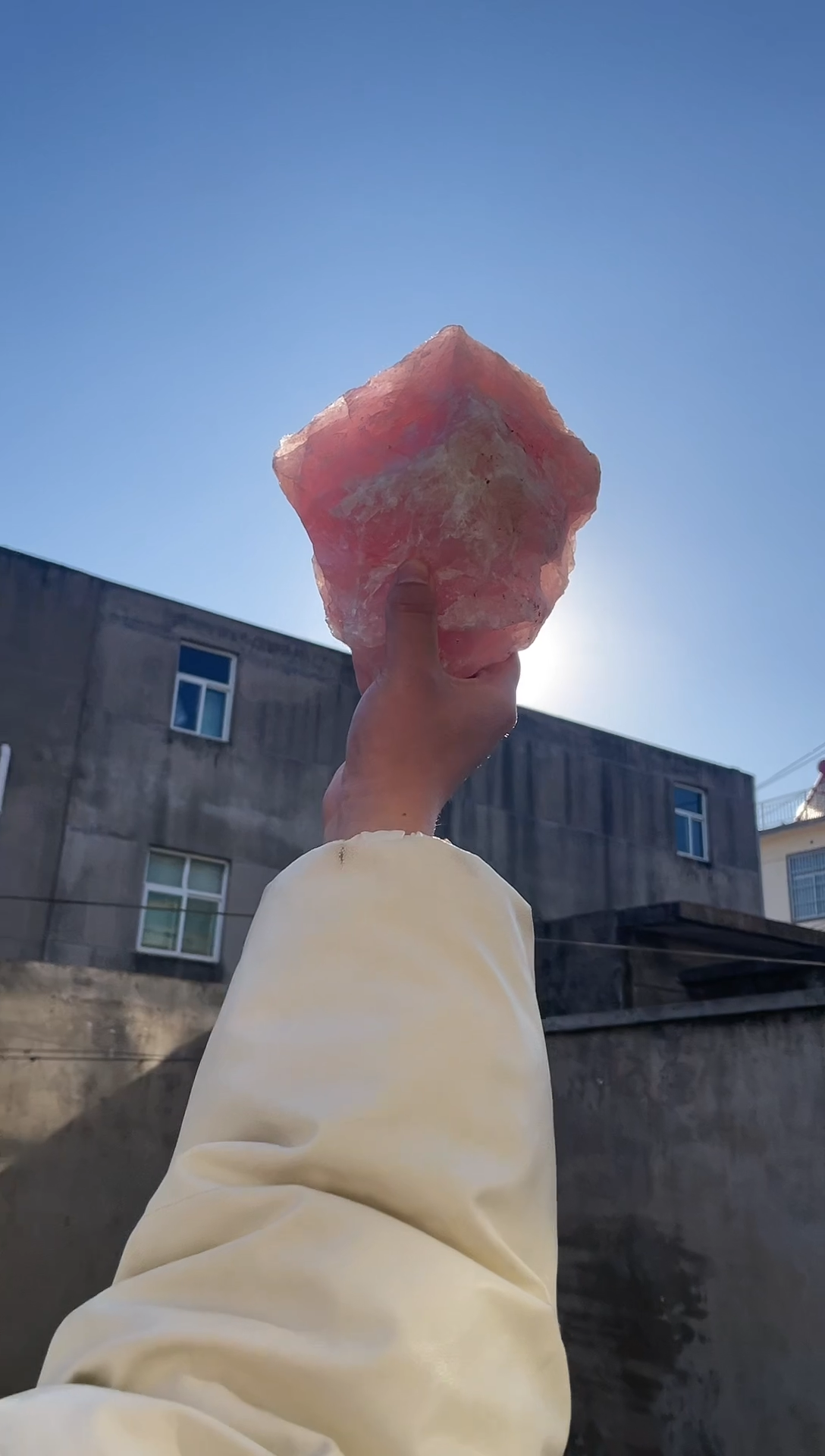 【闪购商品】水晶摆件未镶嵌粉水晶  874