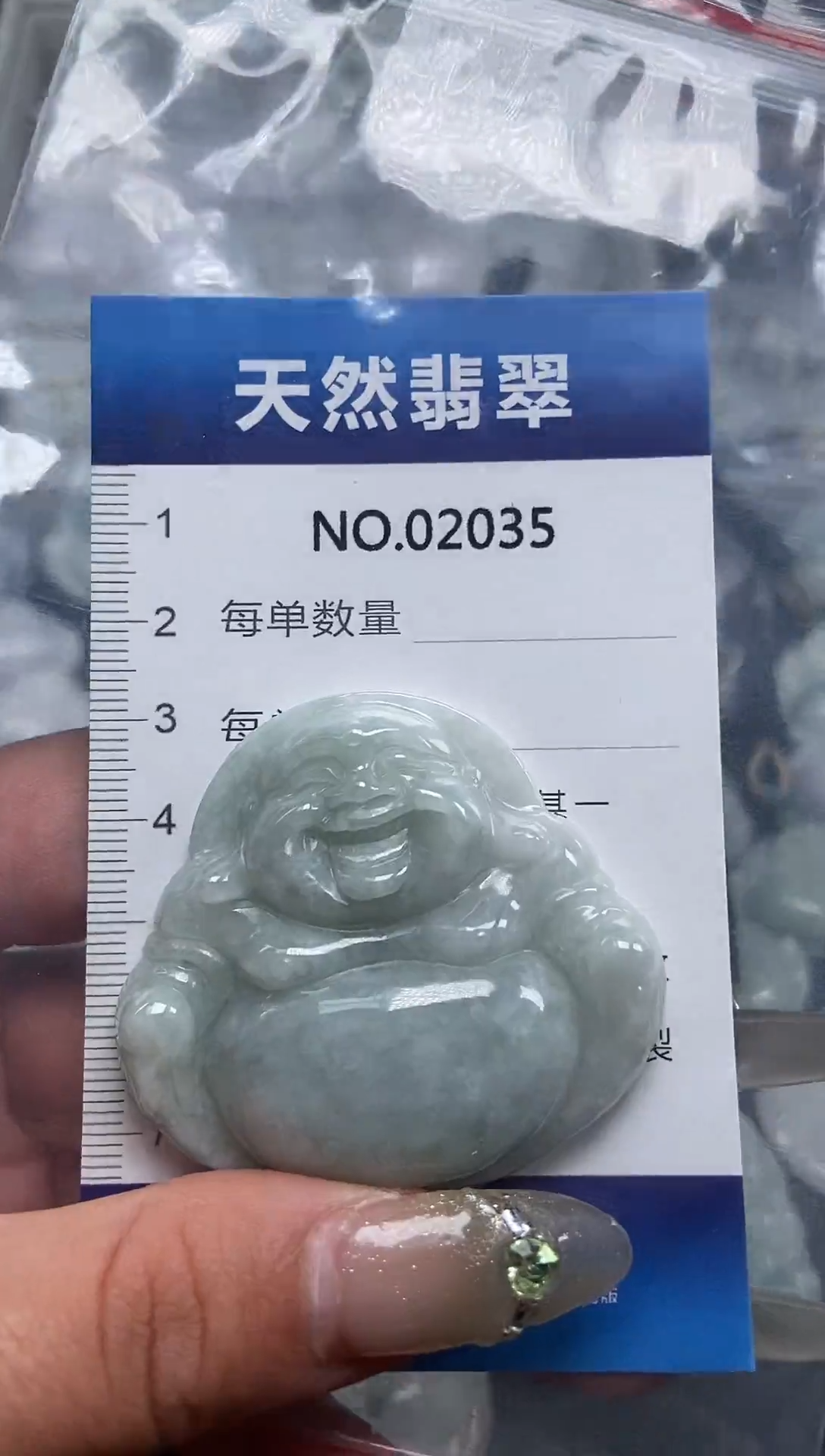 翡翠未镶嵌颈饰纯天然A货翡翠2035