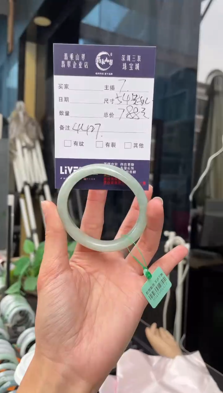 未镶嵌手镯翡翠Q 54贵妃 4427 